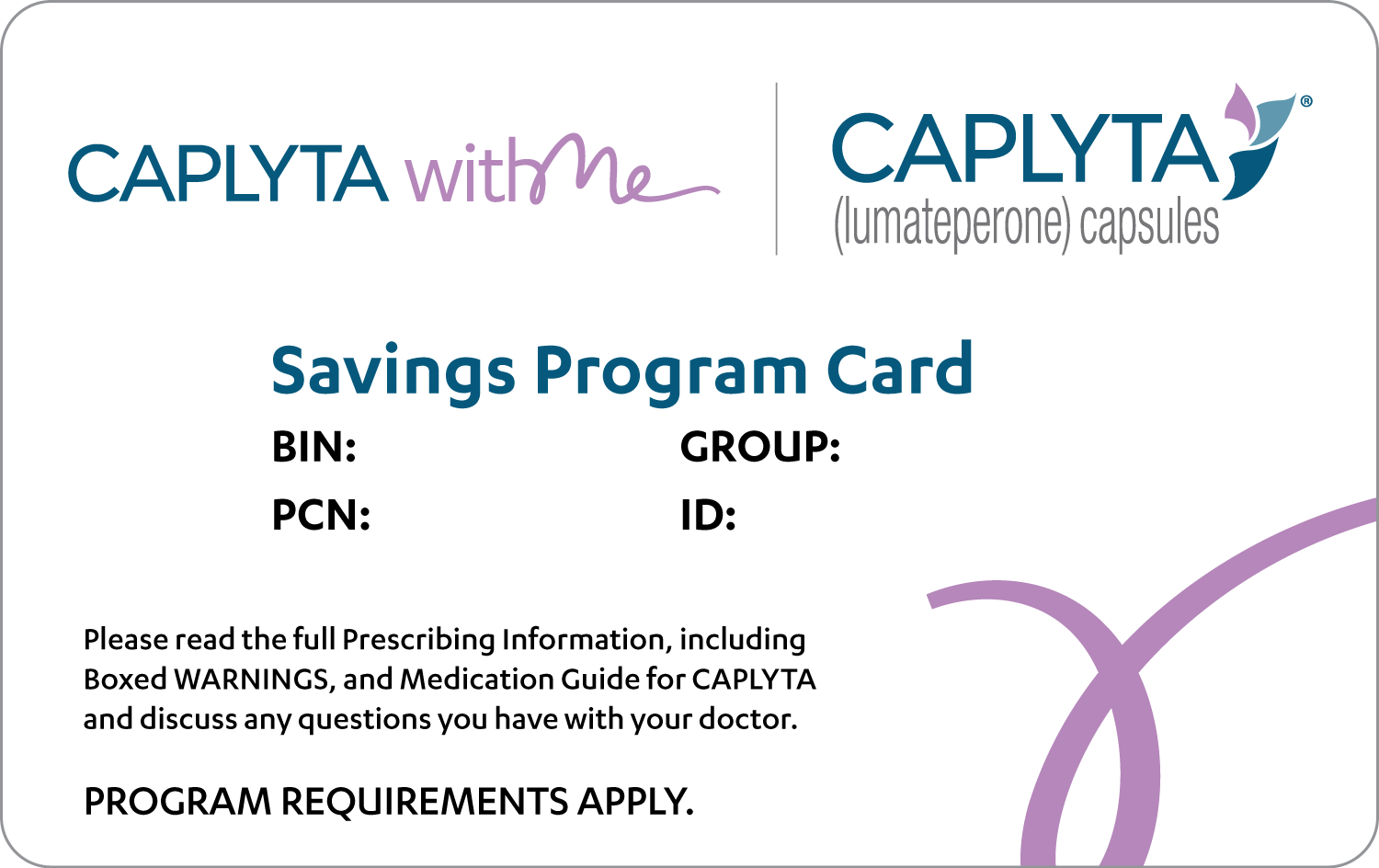 savings card